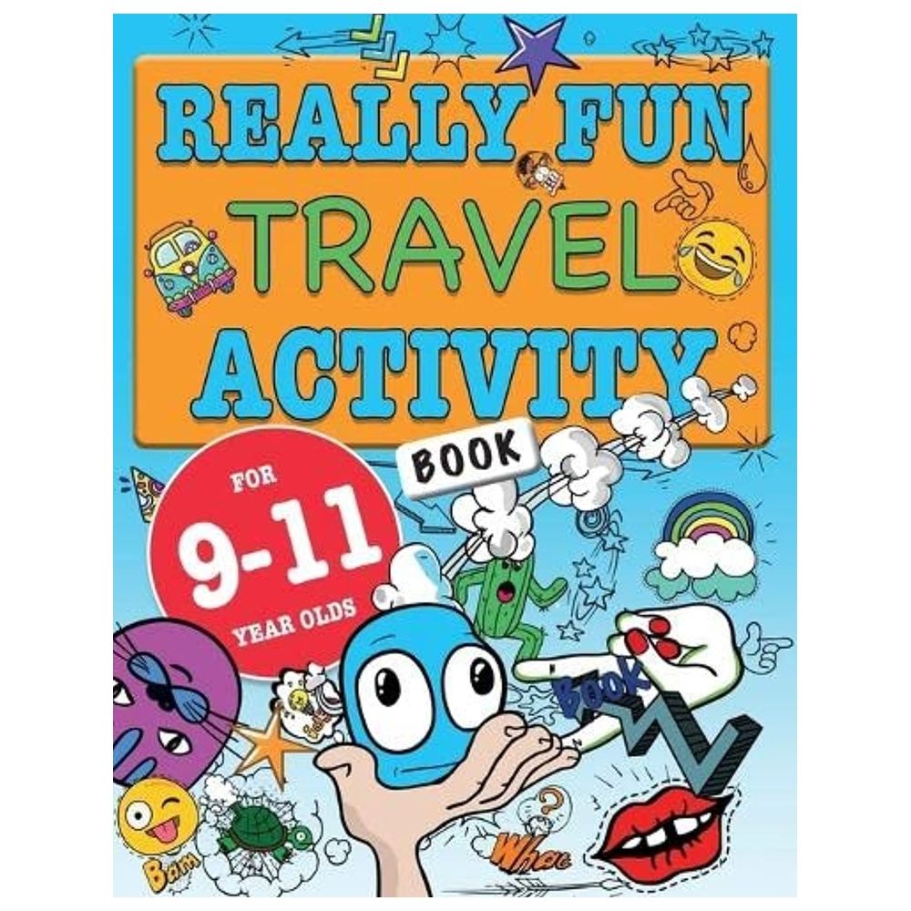 Really Fun Travel Activity Book For 9-11 Year Olds