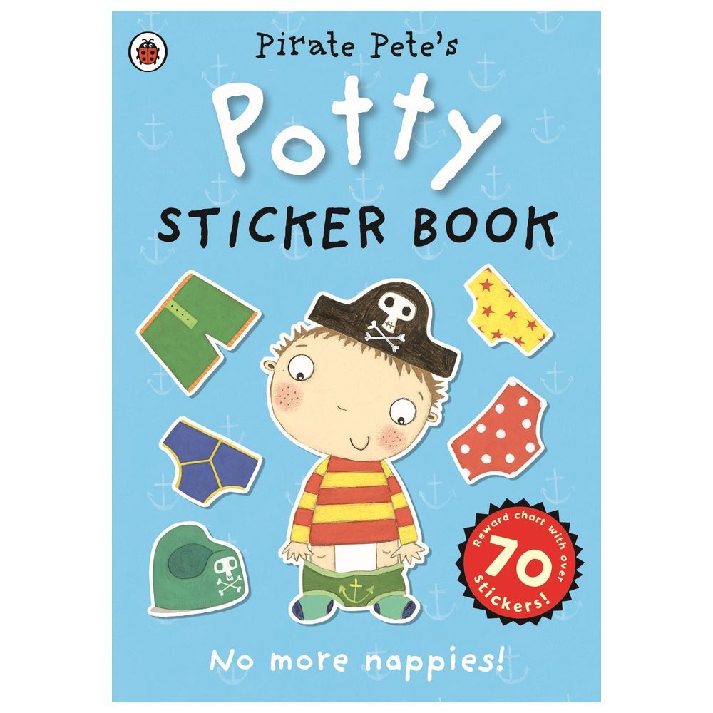 كتاب الأنشطة والملصقات Pirate Pete's Potty 