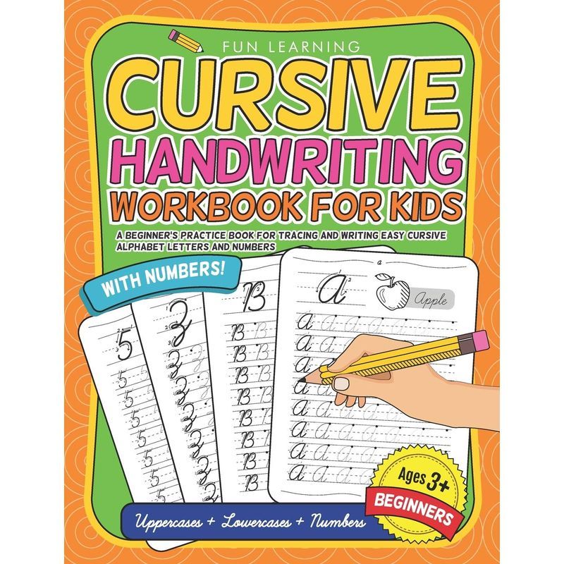 Cursive Handwriting Workbook For Kids Beginners