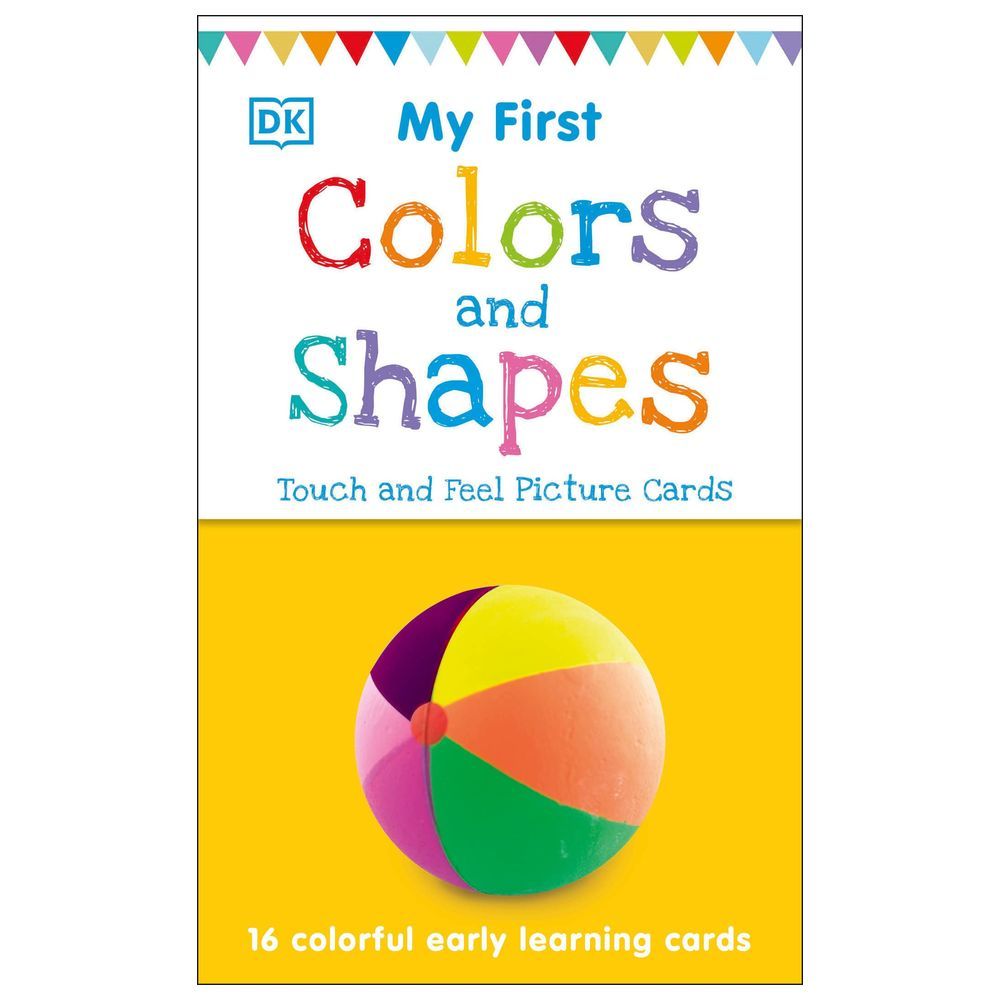 بطاقات تعليمية My First Touch And Feel Picture Cards: Colors And Shapes