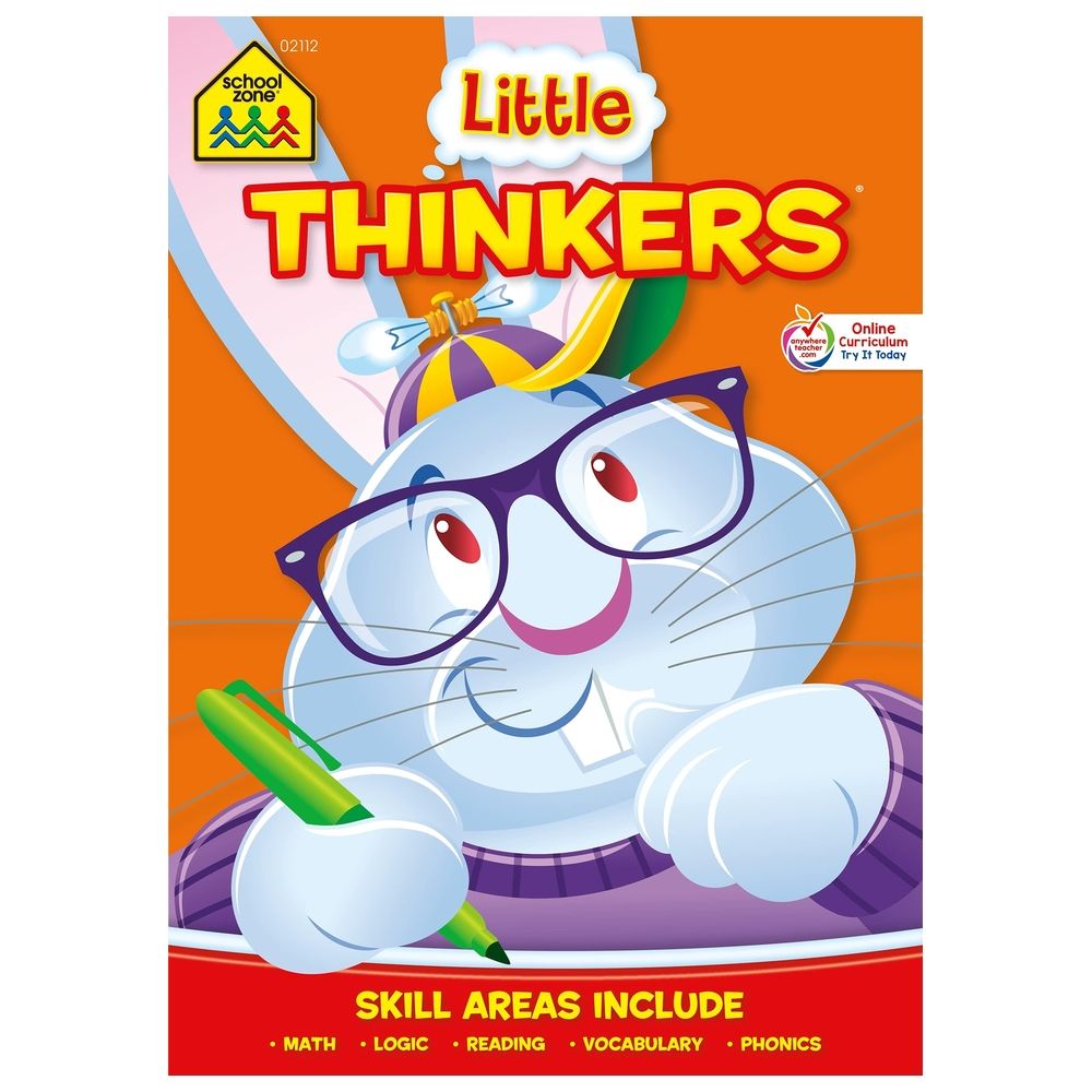 School Zone - Little Thinkers First Grade Workbook - 32 Pages