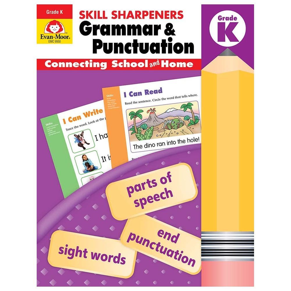 Skill Sharpeners Grammar And Punctuation: Grade Kindergarten