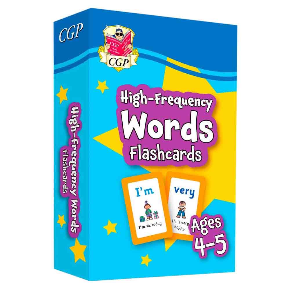 New High-Frequency Words Flashcards for Ages 4-5