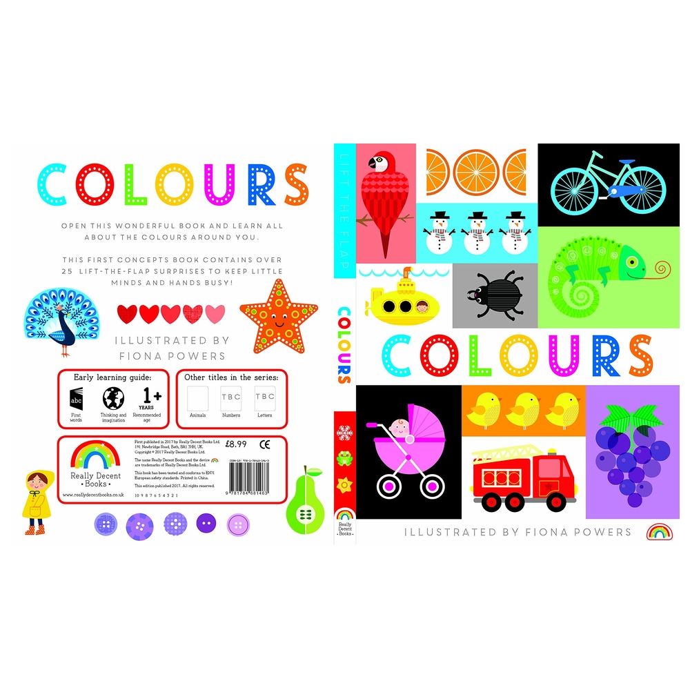  كتاب lift the flap - colours