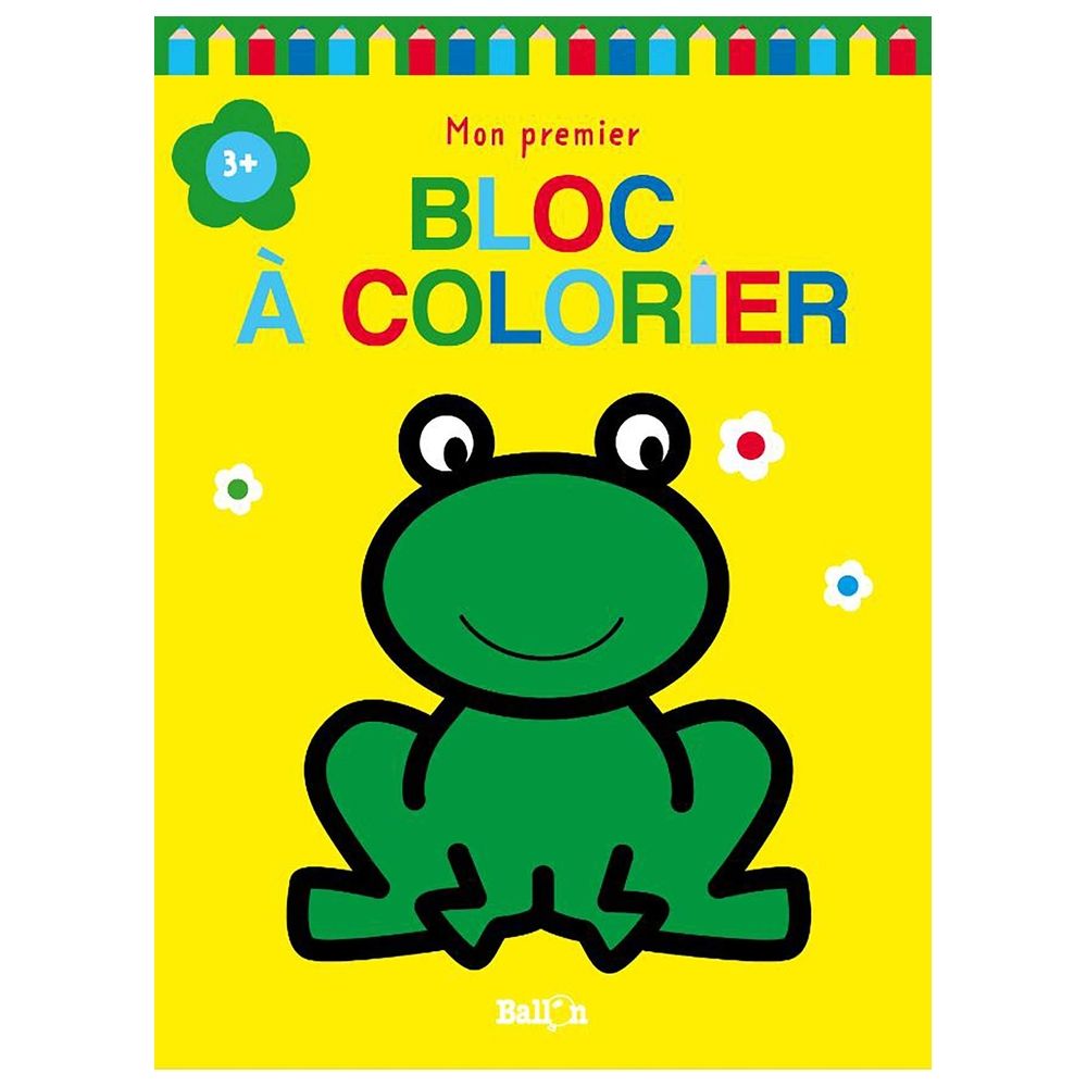 Mon Premier Bloc A Colorier 3+ (Grenouille)