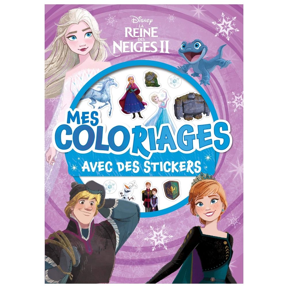 La Reine Des Neiges 2 - Mes Coloriages Avec Stickers - Disney