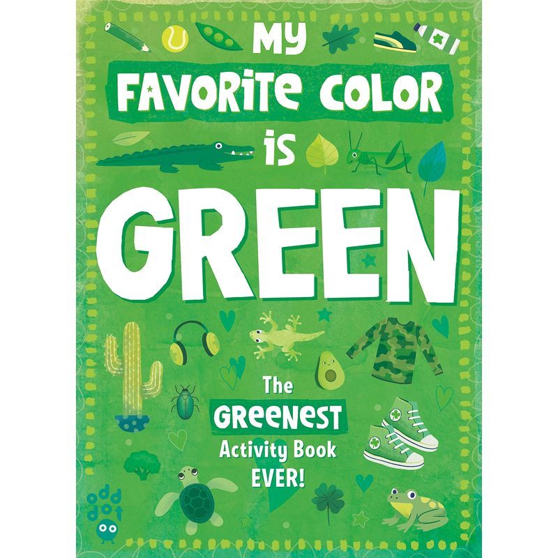 My Favorite Color Activity Book: Green