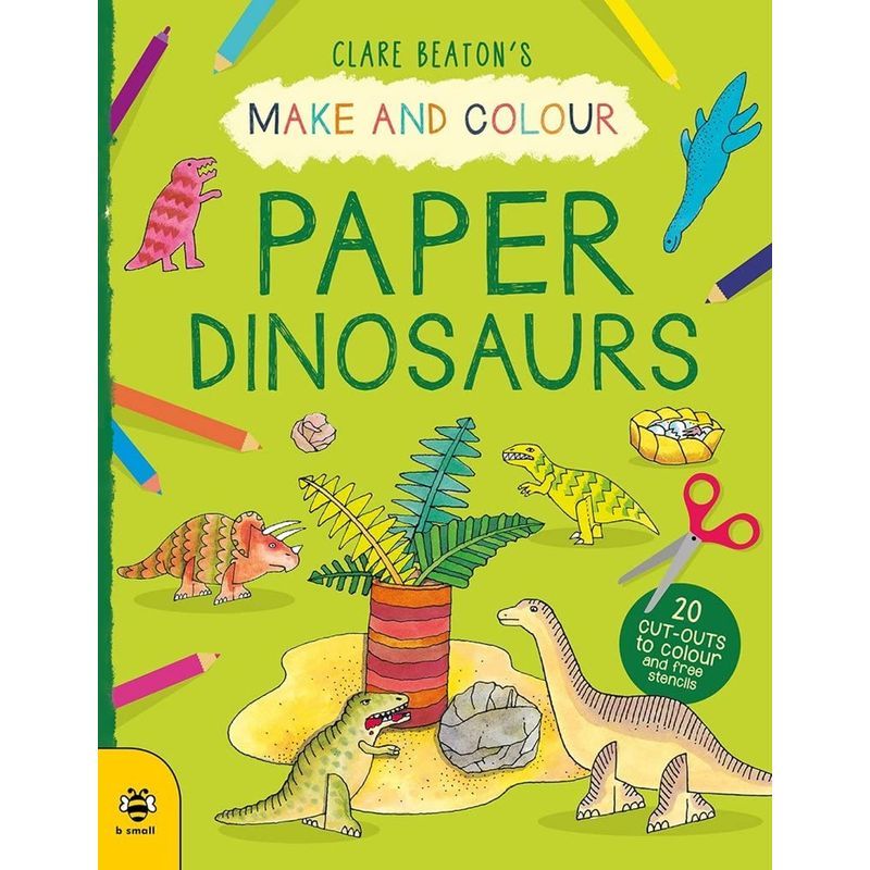 Make & Colour Paper Dinosaurs