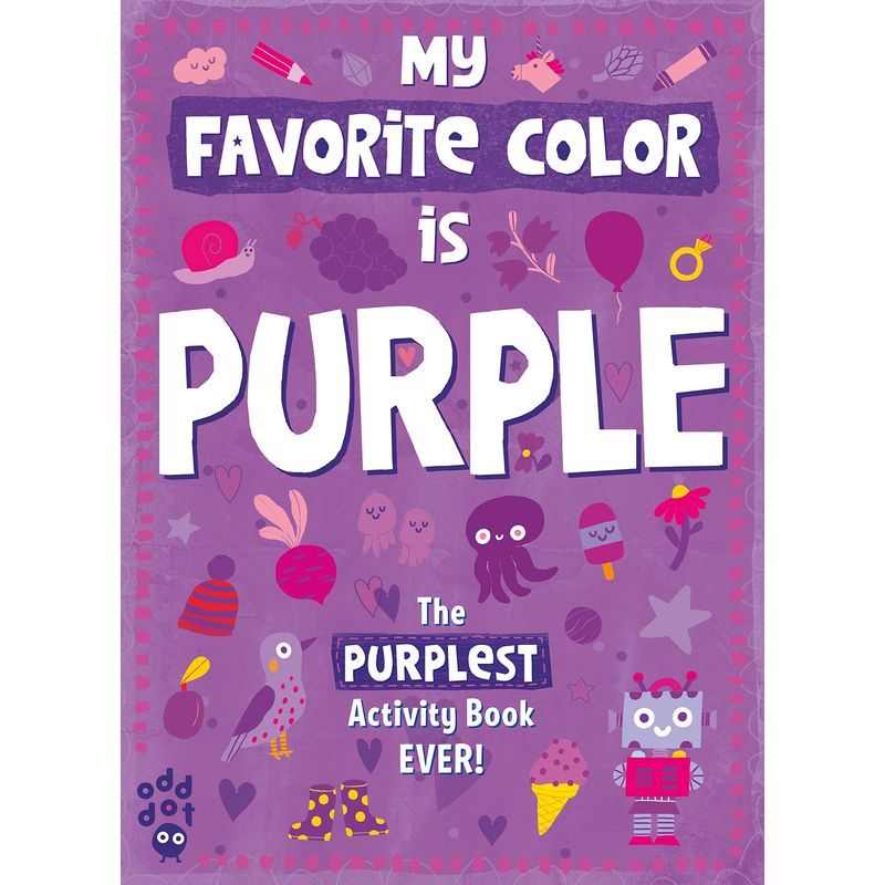 My Favorite Color Activity Book: Purple