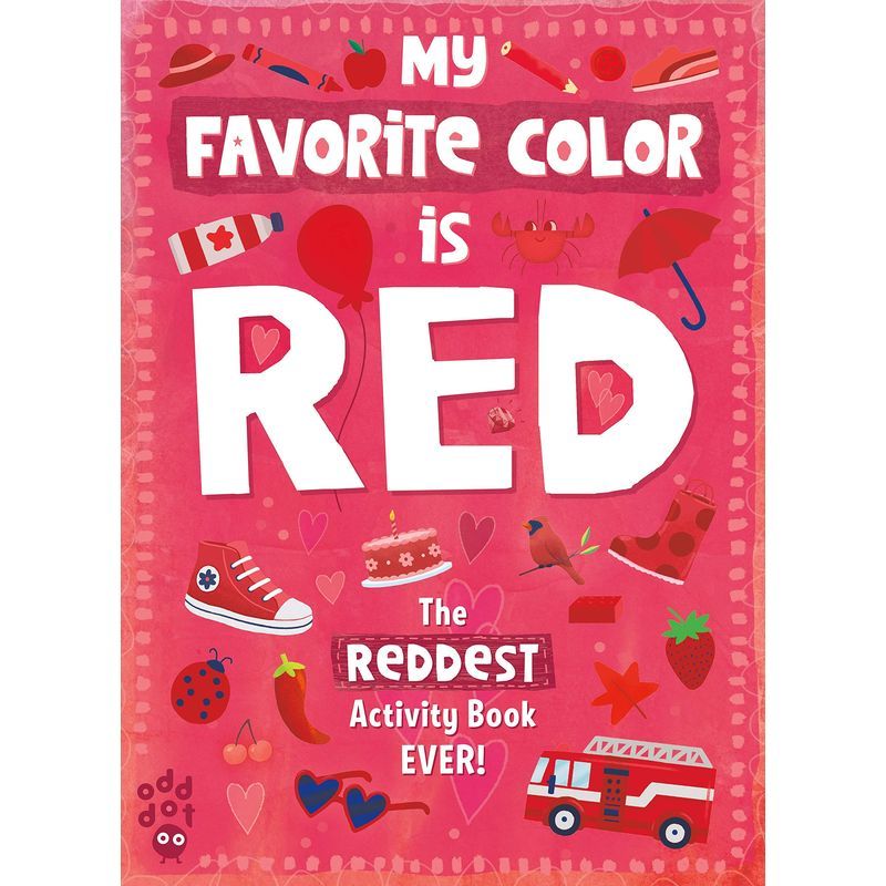 My Favorite Color Activity Book: Red