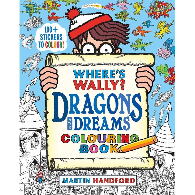 Where's Wally? Dragons And Dreams Colouring Book