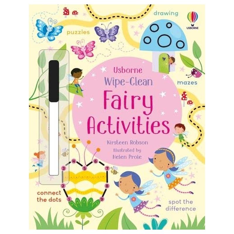 Usborne Books - Wipe-Clean Fairy Activities