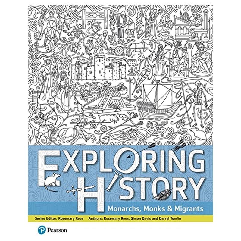  كتاب exploring history student book 1: monarchs, monks and migrants