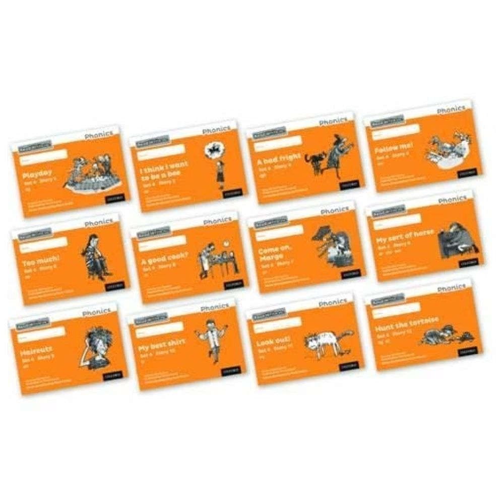 Read Write Inc. Phonics: Black And White Orange Set 4 Storybooks Mixed Pack Of 12