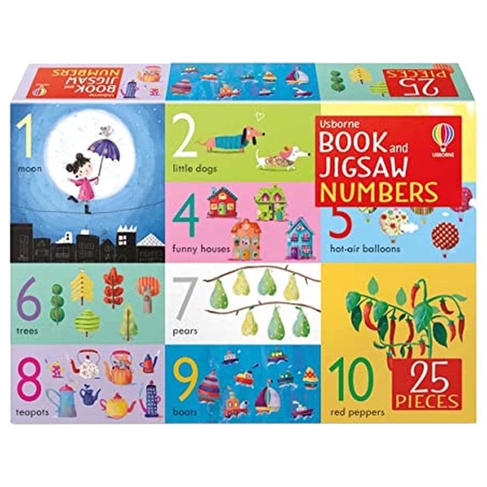 Usborne Books - Book and Jigsaw Numbers