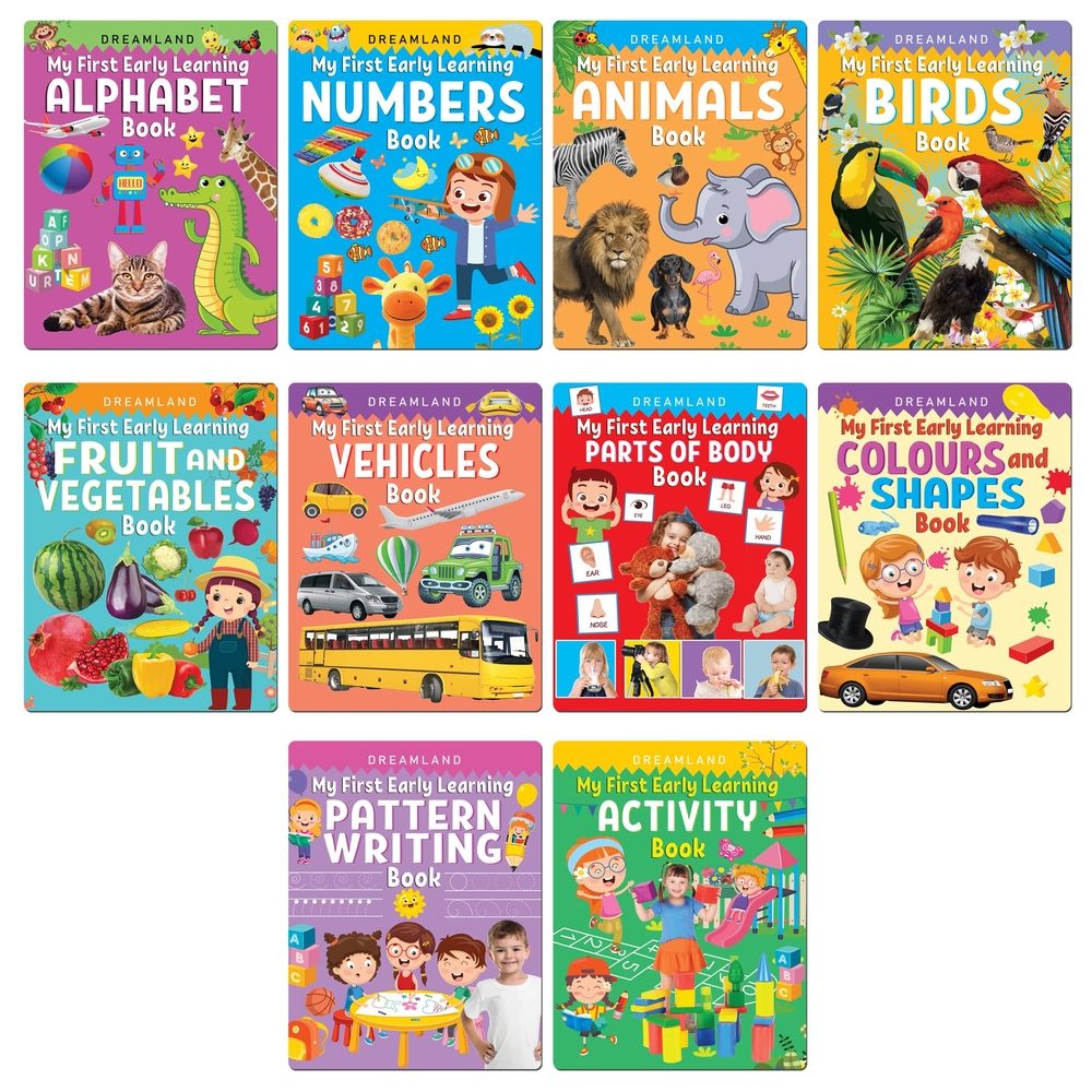 My First Early Learning - Pack Of 10 Books 