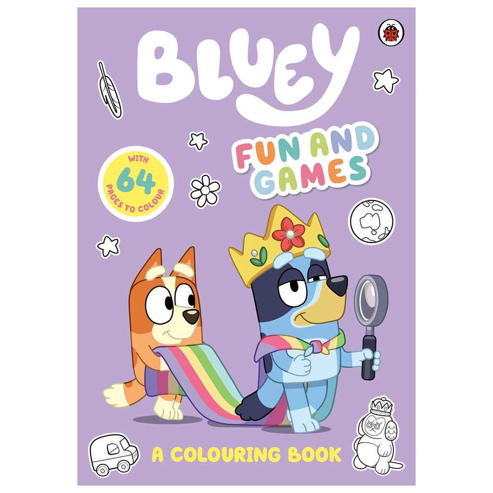 Bluey: Fun And Games Colouring Book: Official Colouring Book