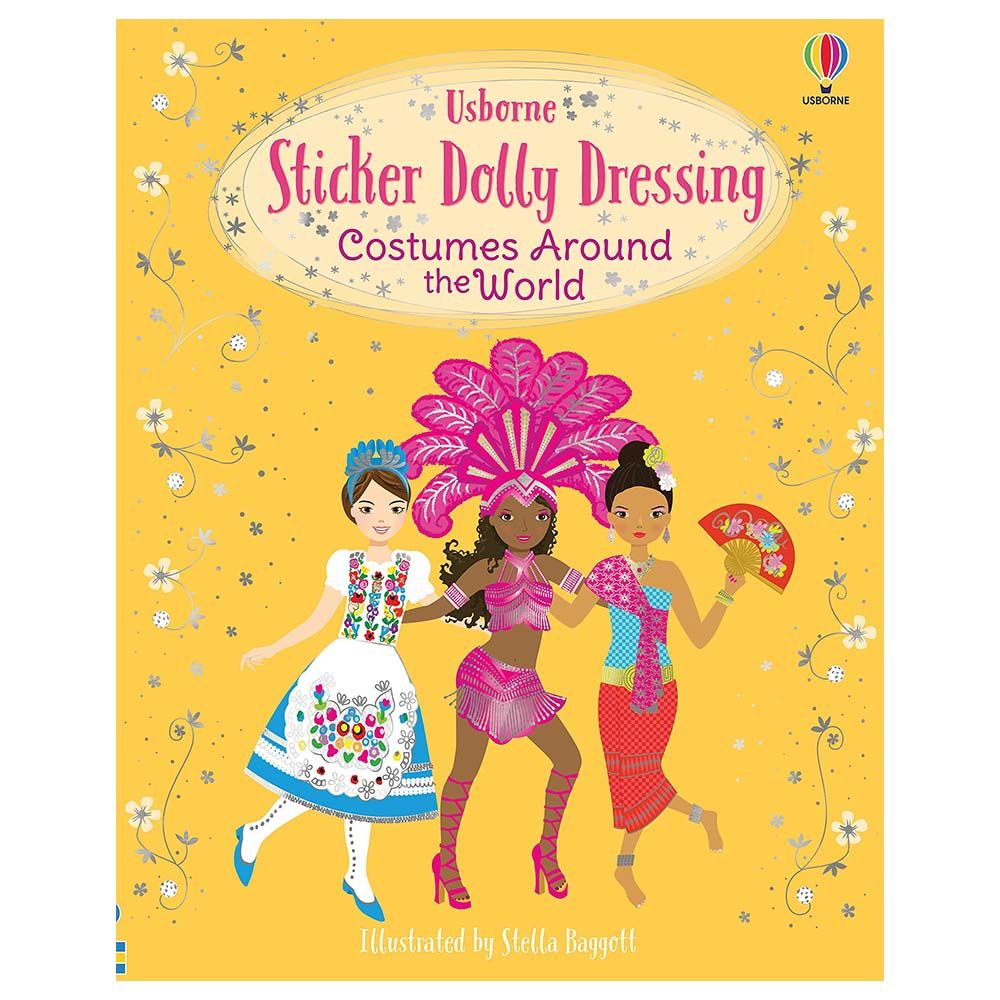 Usborne Books - Sticker Dolly Dressing Costumes Around the World