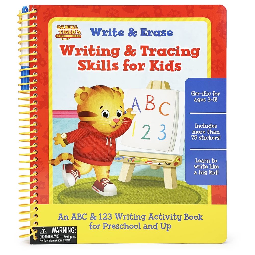 Daniel Tiger Writing & Tracing Skills For Kids