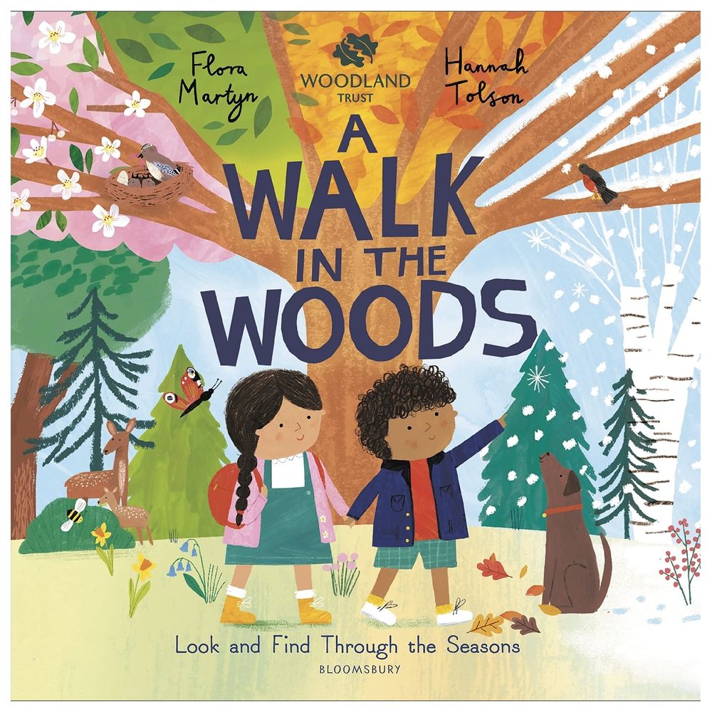  كتاب the woodland trust a walk in the woods: a changing seasons story