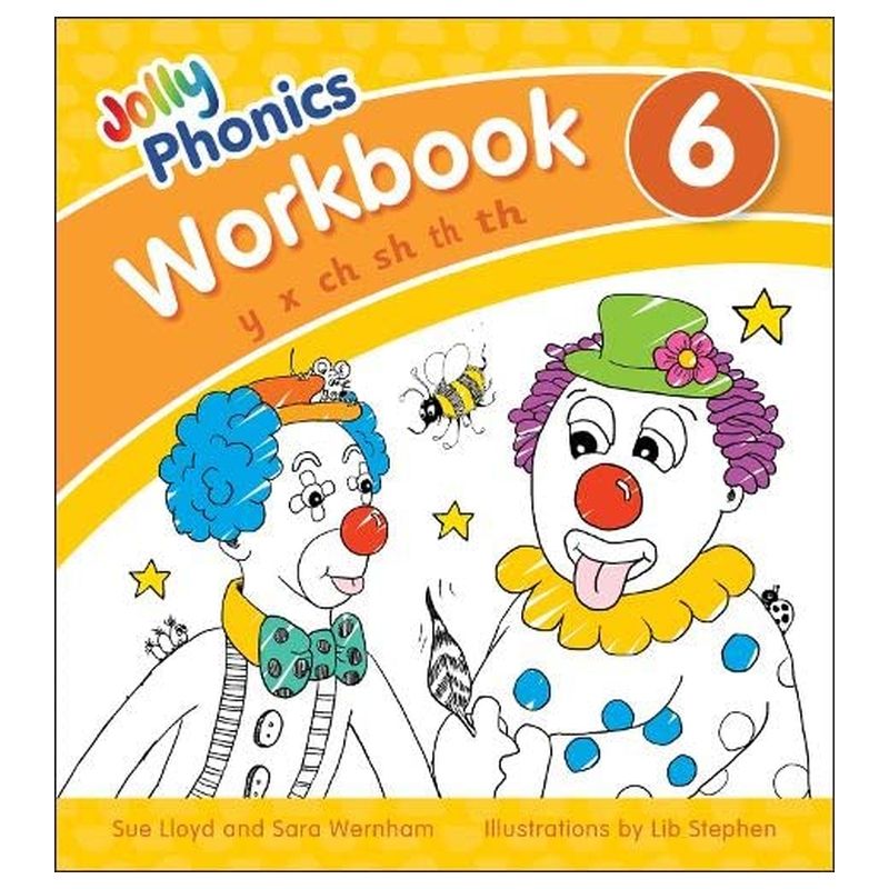  كتاب jolly phonics workbook 6: in precursive letters (british english edition)