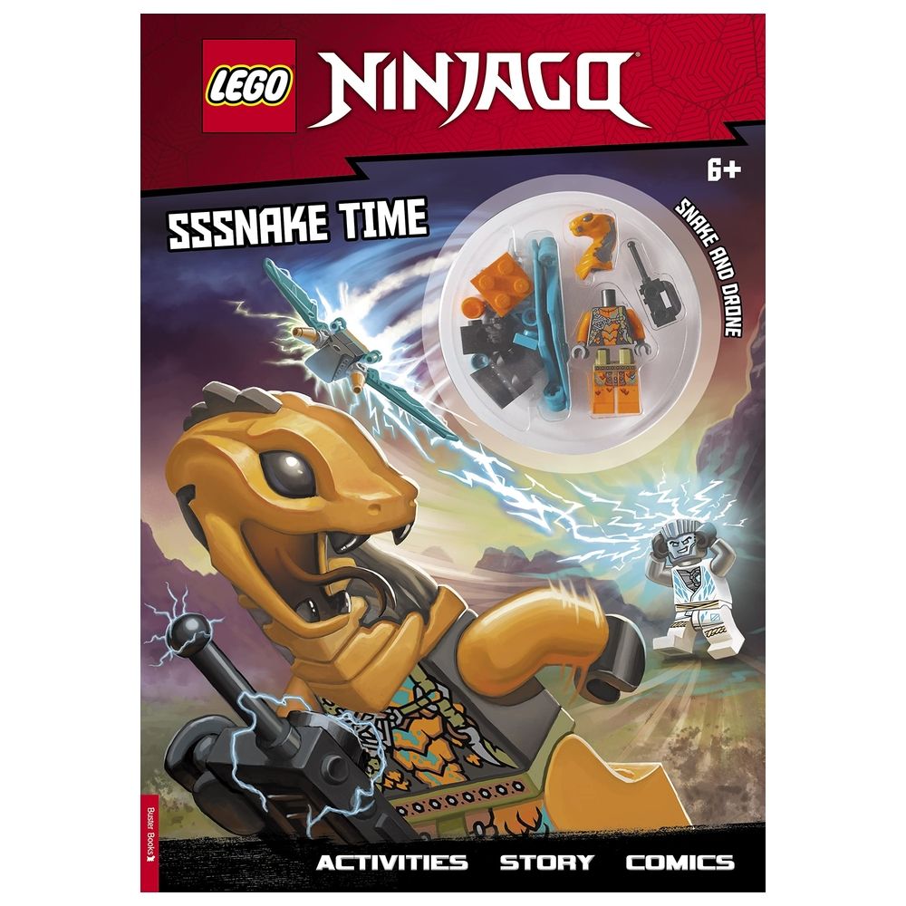 Lego Ninjago: Sssnake Time Activity Book (With Snake Warrior Minifigure)