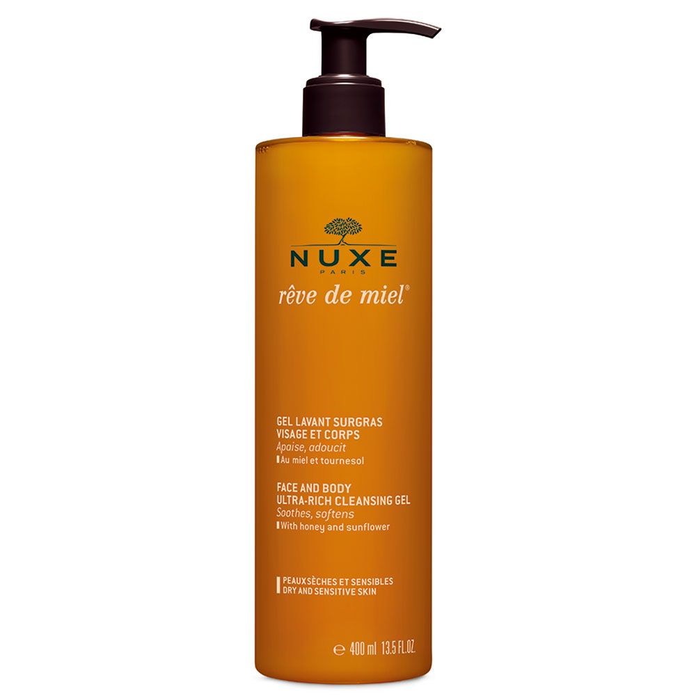 NUXE Reve De Miel Face & Body Cleansing Gel 400ml