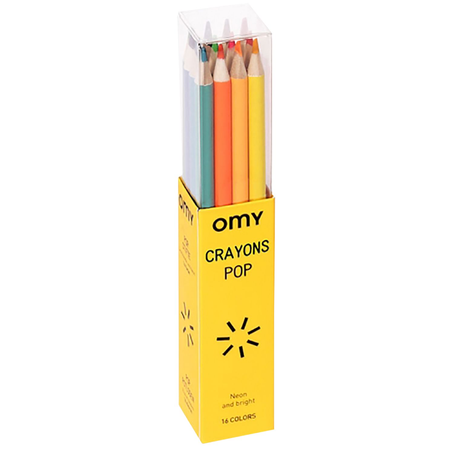 Omy - Box of 16 Colored Pencils Pop