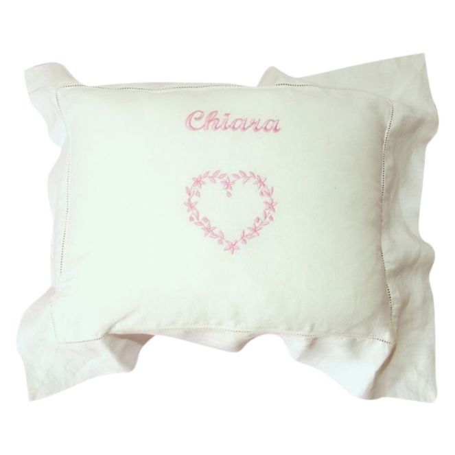 Linen keepsake pillow "My little Heart"