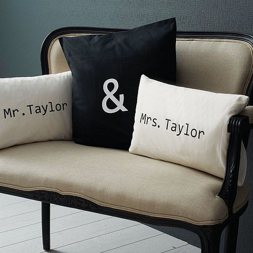 Personalised Mr. & Mrs Pillow Cases