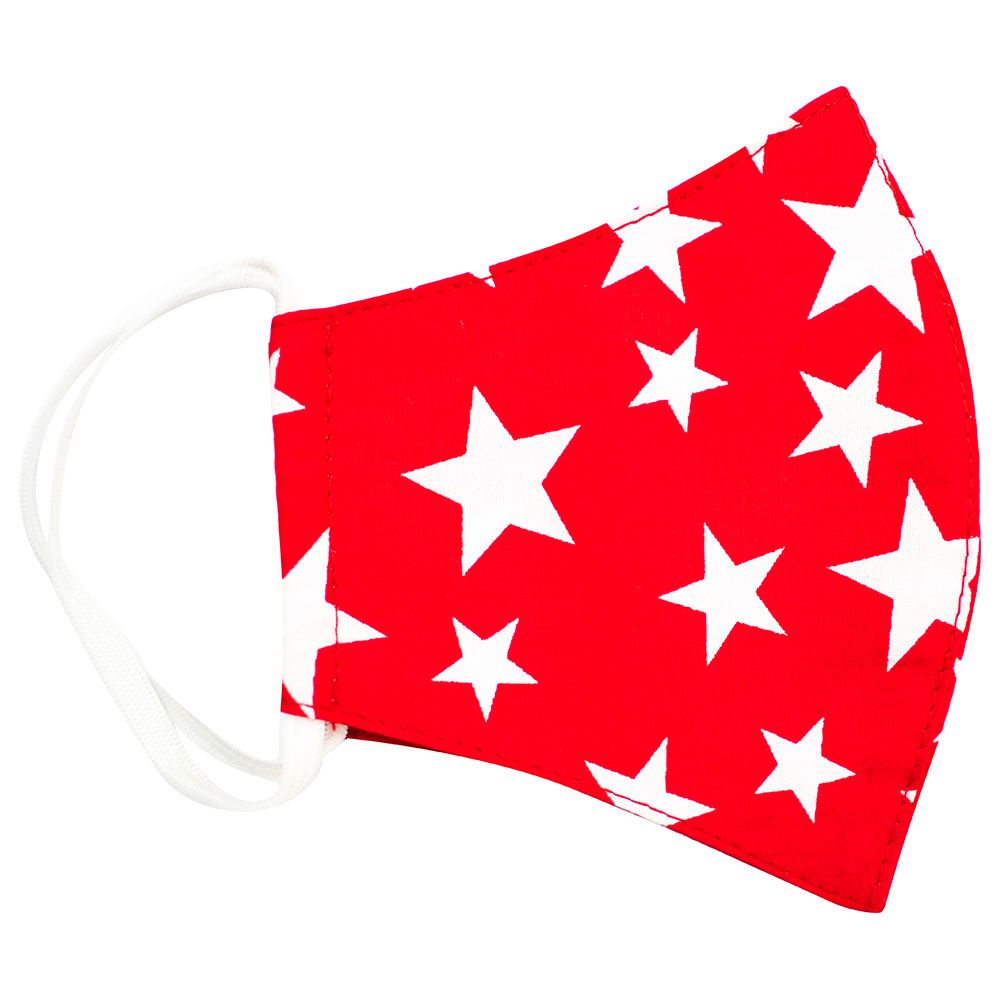 Coochy Coo - Fabric Mask For Kids & Adults - Red Star