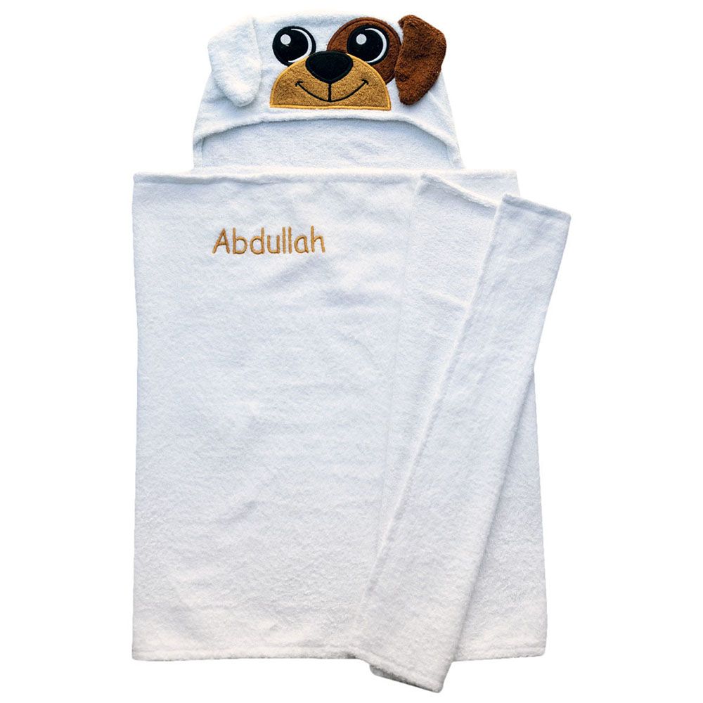 Coochy Coo - Personalized Bunny Towel - Boy