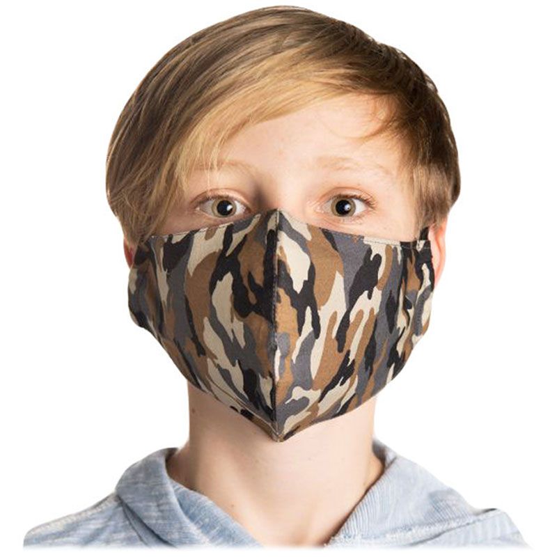 Coochy Coo Fabric Mask for Kids & Adults Camouflage