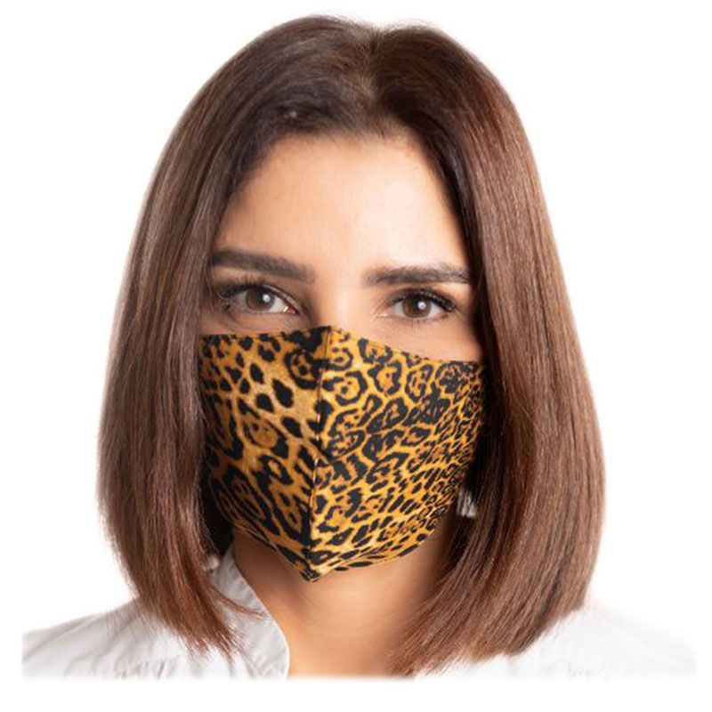 Coochy Coo Fabric Mask for Kids & Adults Leopard