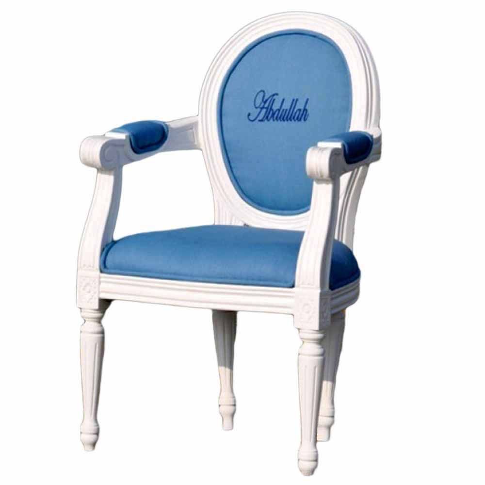 Personalised Louis XIV Chair - Blue