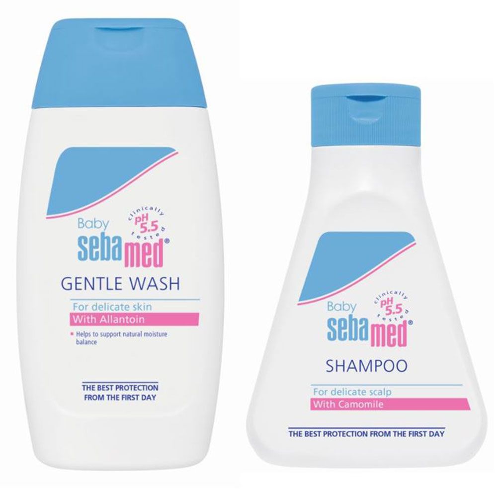 Sebamed Baby Shampoo 150ml + Baby Wash 200ml