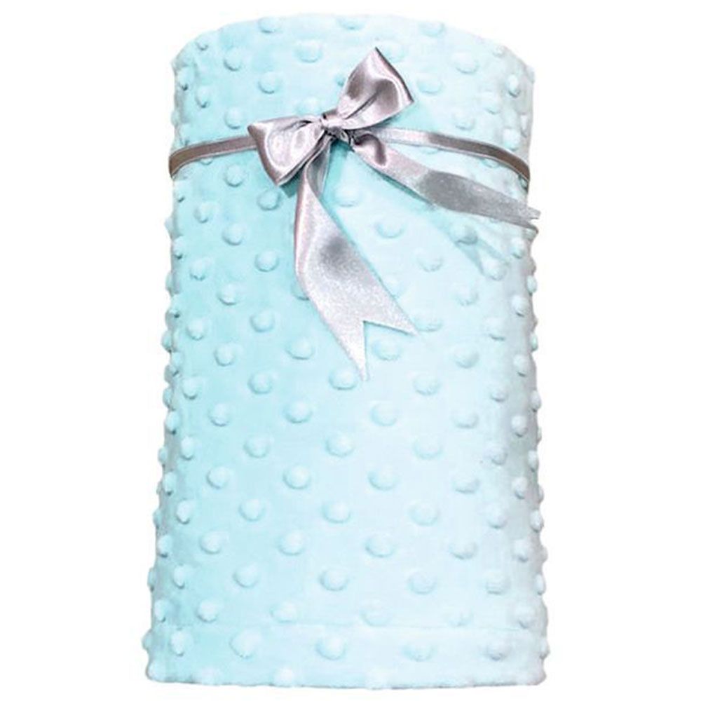 Impressions - Minky Blanket- Tiffany Blue