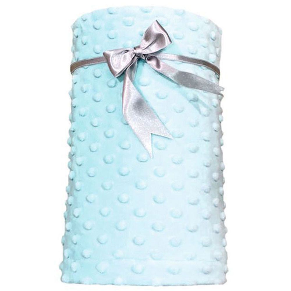 Impressions - Personalized Baby Minky Blanket - Tiffany Blue