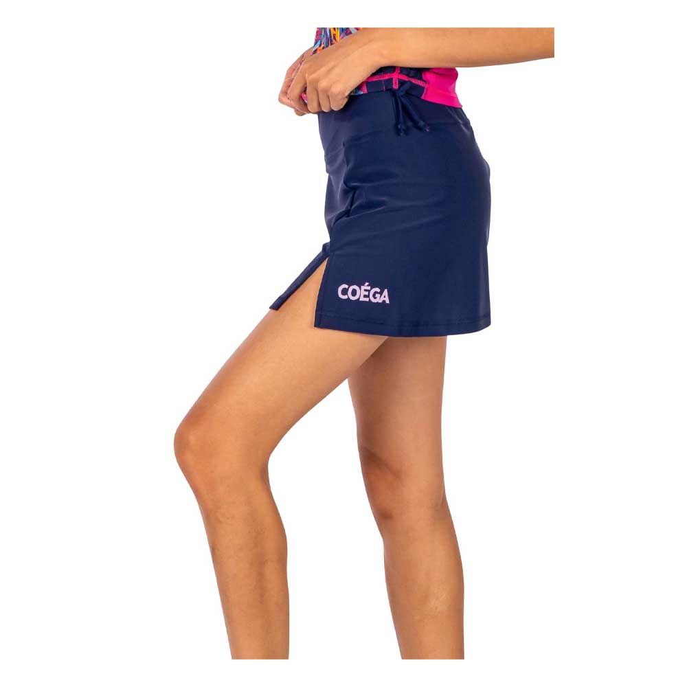 Coega Sunwear - Ladies Swim Skirt - Navy Teal Tropical