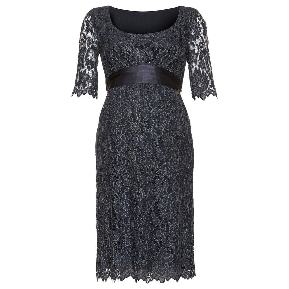 Seraphine - Honor Scoop Neck Lace Dress