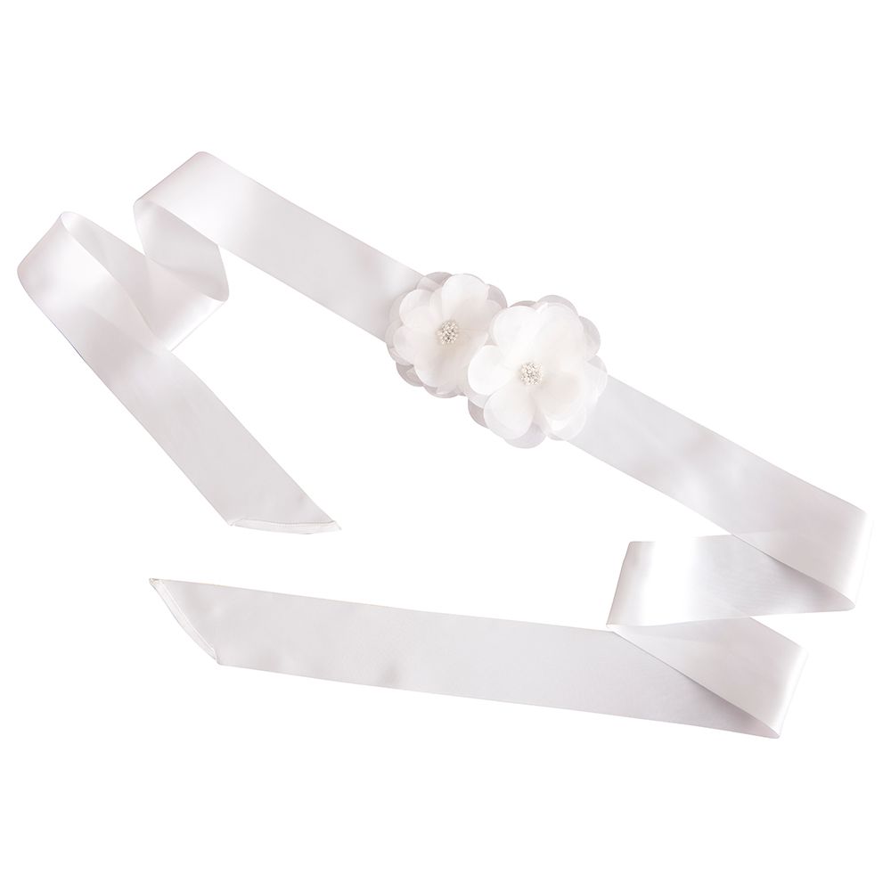 Seraphine - Primrose Flower Detail Bridal Belt - One Size