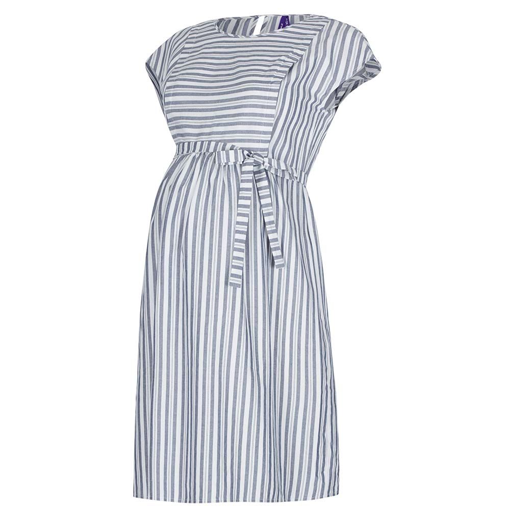 Seraphine - Presley:Panelled Stripe Dress