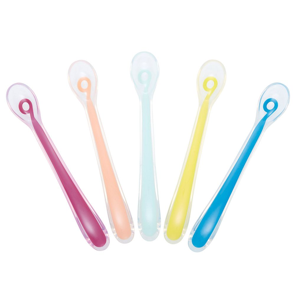 Babymoov - Silicon Spoons 1st Age Pack of 5