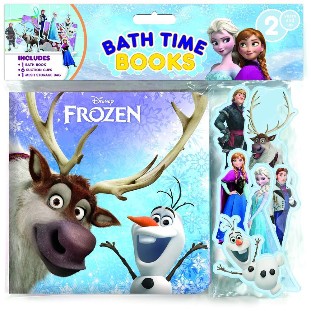 كتاب استحمام Disney Frozen Bathtime Books