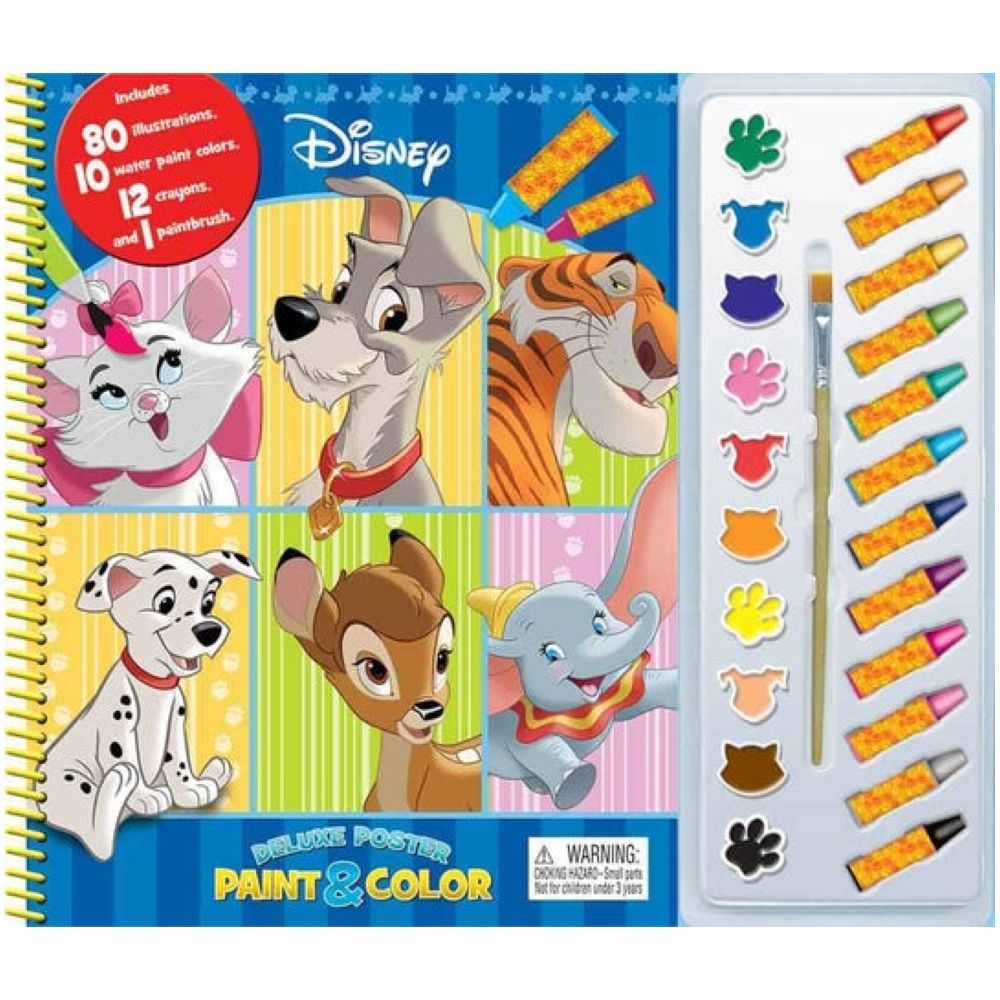 Disney Animals Deluxe Poster Paint & Color