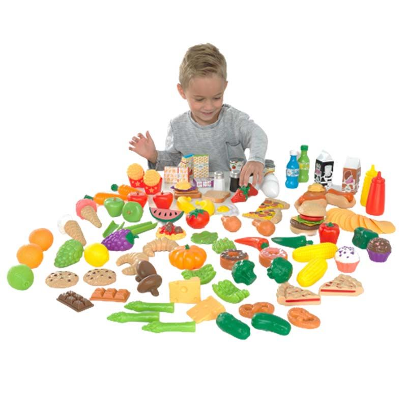 KidKraft - Deluxe Tasty Treats Pretend Play Food 115pcs