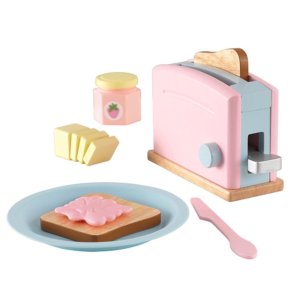 KidKraft - Pastel Toaster Set - Pink