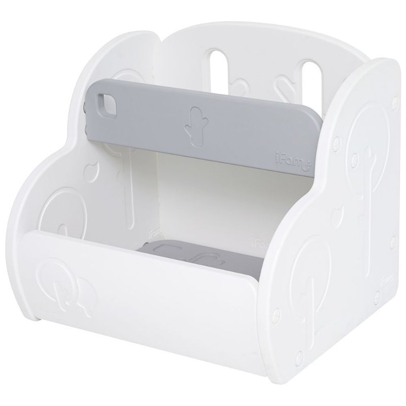 iFam - Easy Doing Double Big Box Organizer - White/Grey