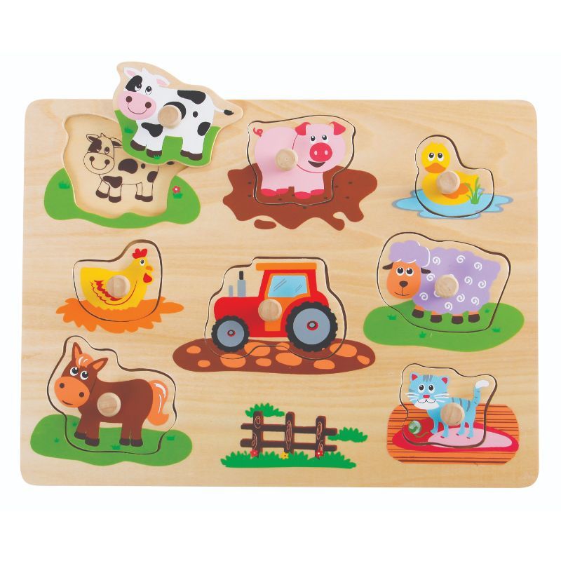 Lelin - Farm Peg Puzzle