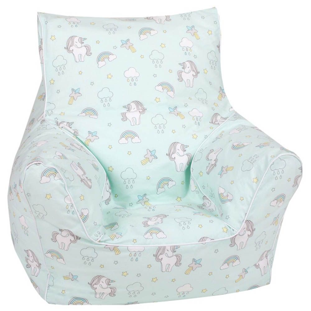 DELSIT - Bean Chair Mint - Unicorns